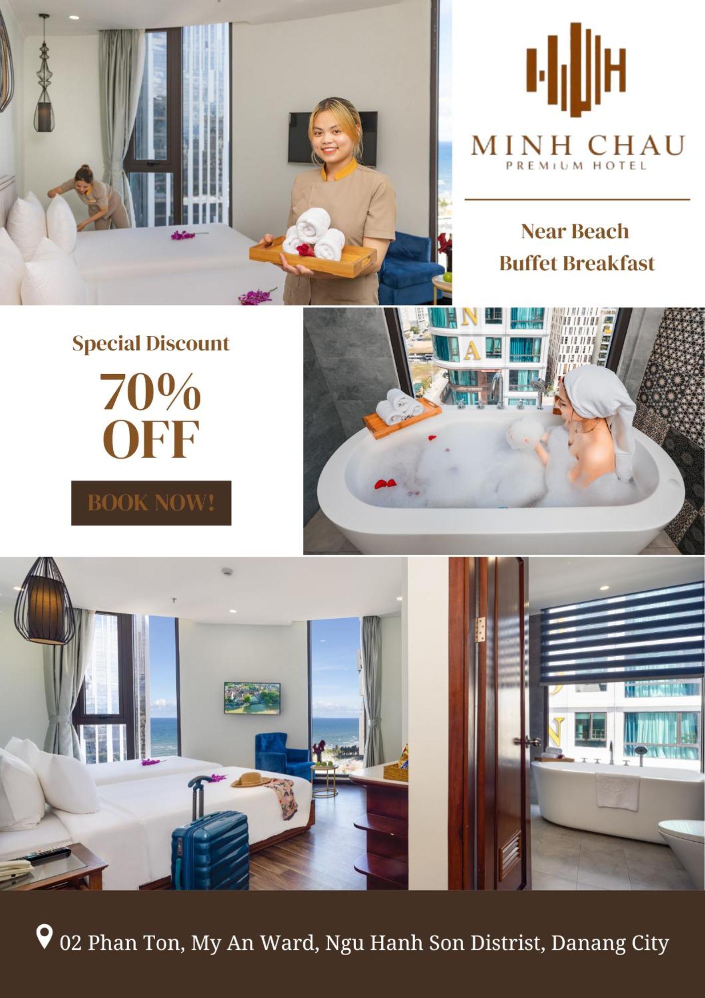Minh Chau Premium Hotel Danang Ngoại thất bức ảnh